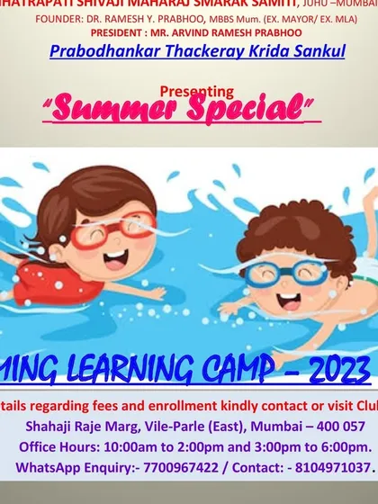 An announcement for our 2023 Summer Learning Camp. We have a long history of helping children and adults discover the joy of swimming during their summer holidays.