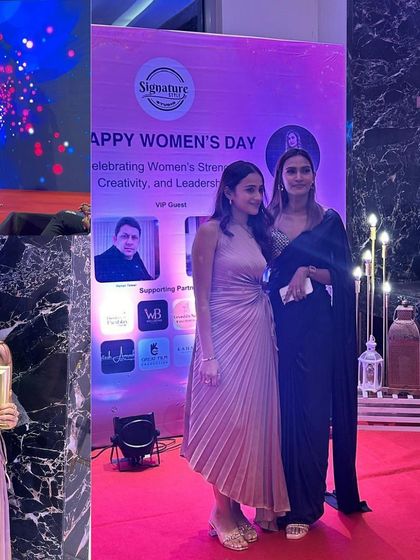 A collage from the awards night. Being recognized for my achievements in business and creativity was an honor. I hope my journey can inspire other women to chase their dreams and build something of their own.