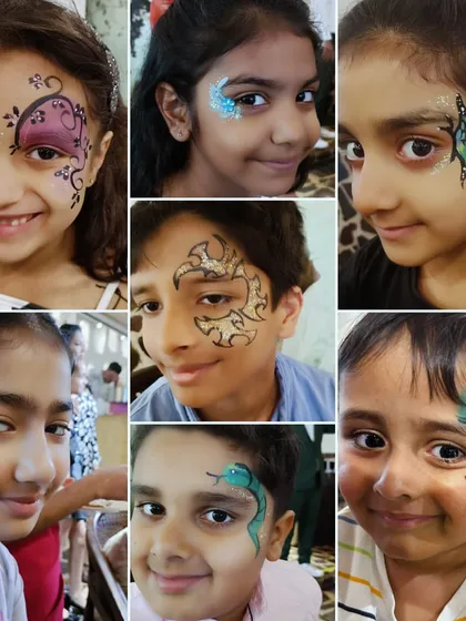 A little paint, a lot of glitter, and so many happy faces! My face painting station is always a hit, turning little ones into butterflies, superheroes, and magical creatures. Seeing these smiles is the best part of my day.