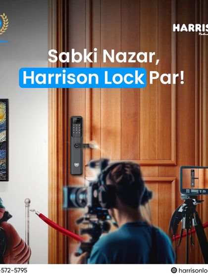 Sabki nazar, Harrison Lock par! In a gallery of masterpieces, our digital lock stands out as a work of art in its own right, blending security with impeccable design.