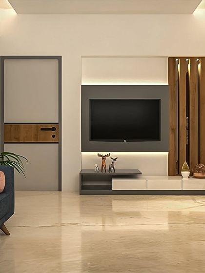 Dreaming in Colors & Textures - Modular Interiors & Room Renovation Living Rooms & Entertainment Centers photo 6