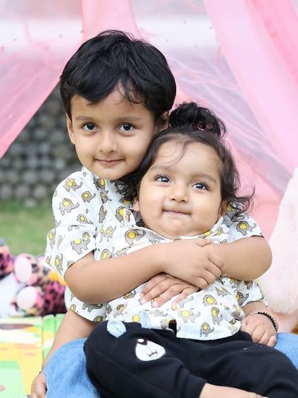 There's nothing sweeter than sibling love. Here are two brothers twinning in our penguin print shirts, showing how our designs can be shared and loved. These moments are what inspire me to create.
