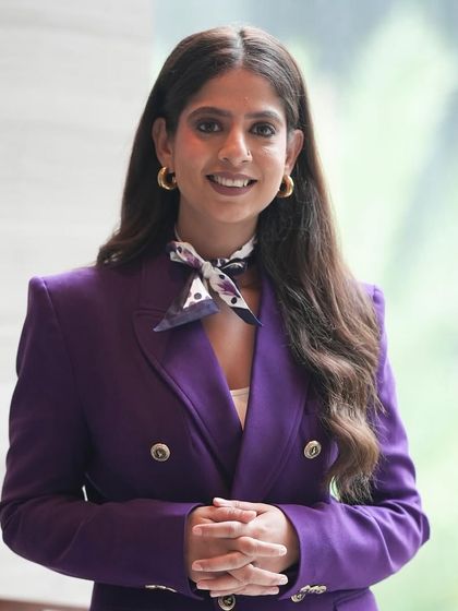 A portrait from the Shiprocket event. I believe in looking approachable yet professional.