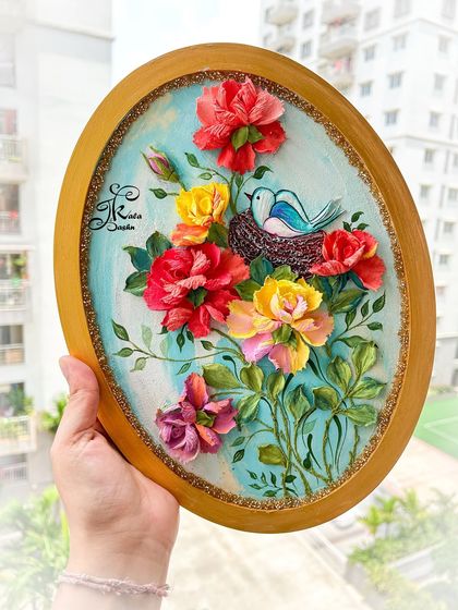 Jashn-e-Kala by Sakshi - Custom Russian Sculpture Decor Wall Art: Birds, Blooms & Whimsy photo 4
