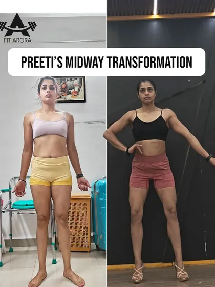 Real progress isn't always a straight line. My client Preeti faced a hectic schedule and had to travel constantly during her prep. We focused on consistency over perfection, and the results speak for themselves. This is proof that you can achieve your goals even when life gets in the way.