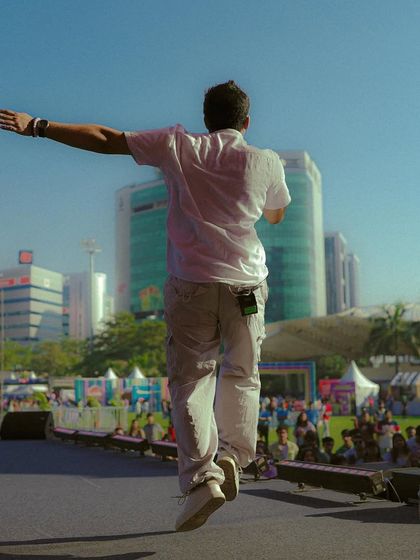 The feeling of pure joy on stage at Zomaland. This is what it feels like to perform for such an energetic crowd. We bring this passion to every live show.