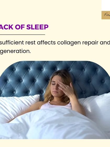 Your skin repairs and regenerates itself while you sleep. A lack of sufficient rest disrupts this vital process, affecting collagen repair and leading to a weaker skin barrier. Prioritizing 7 to 8 hours of quality sleep is essential for healthy, youthful skin.