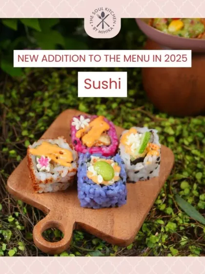 I'm excited to announce that Sushi is a new addition to my menu in 2025, and it's already a bestseller.