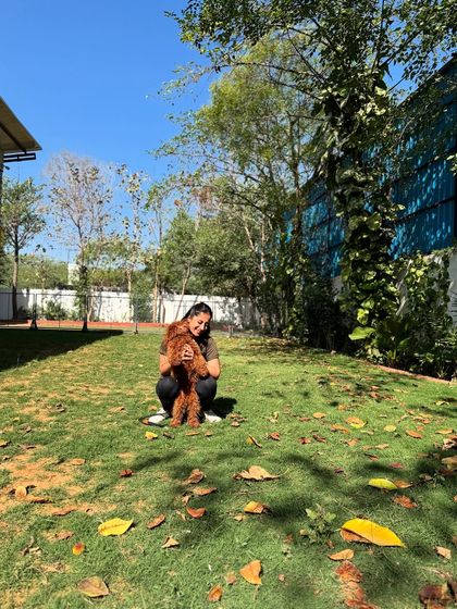 Another sweet cuddle with Pablo. He's a joyful boy who loves his time at the center.