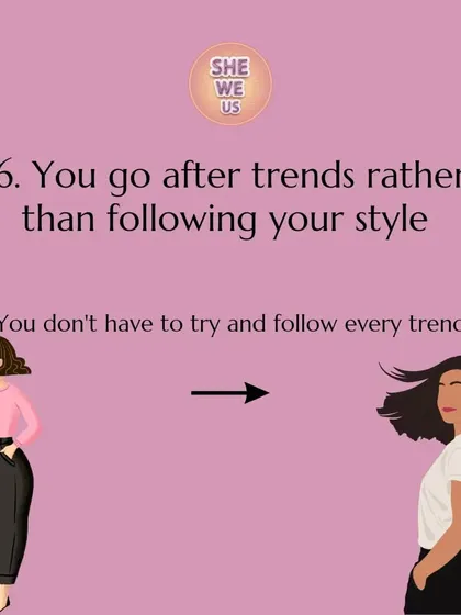 Chasing every trend is a fast track to a wardrobe that feels dated in six months. Instead of following trends, focus on developing your timeless personal style and only incorporate trends that align with it.