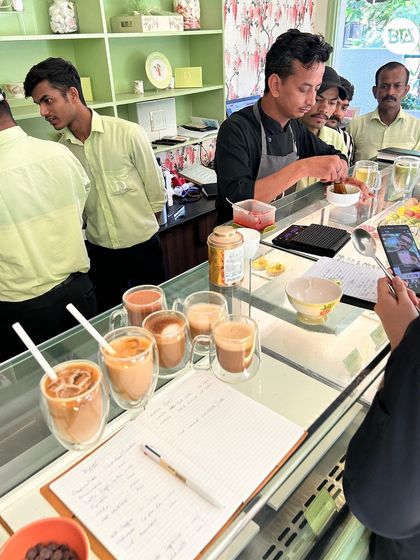 Part of our consulting involves creating and testing a full range of beverages to build a balanced and appealing menu.