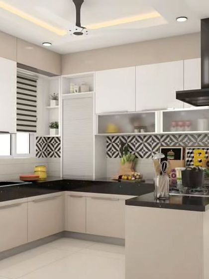 Interior Design - Modular Kitchen Design Kitchens with Breakfast Counters photo 6