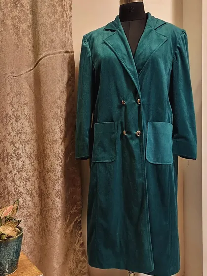 Wrap yourself in timeless elegance with our customizable suede coat. You can choose the style and design to make a statement that's uniquely you.
