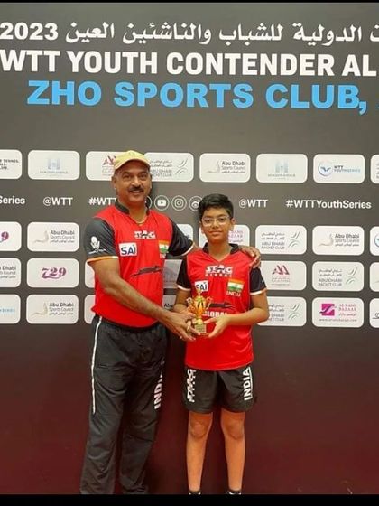 BNM Table Tennis Academy - High Performance Table Tennis Training International Stage: Representing India photo 9