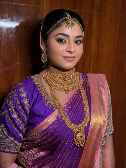 Sneha Kiran - Bridal & Event Makeup Artistry Traditional South Indian Muhurtham Brides photo 88