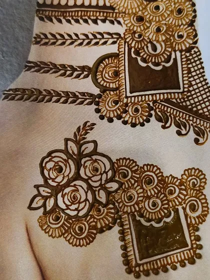 Another close-up of the same sketch, focusing on the different textures and shading techniques used.
