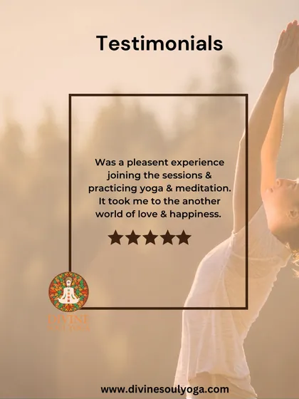 "Was a pleasant experience joining the sessions & practicing yoga & meditation. It took me to the another world of love & happiness." Our goal is to help you discover that world within yourself.