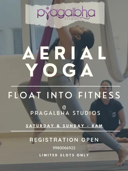 Are you ready to fly? Aerial yoga is a playful practice that uses a silk hammock to support you as you explore inversions and deep stretches. It helps build strength and decompress the spine in a fun, new way.