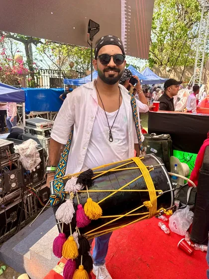 Holi 2025 was an absolute blast. Colors, beats, and incredible vibes. Here's a look at the madness, from the DJ booth to the colorful crowd.