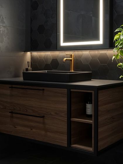 Combine Design - Full Home Interior Design Statement Bathrooms & Powder Rooms photo 7