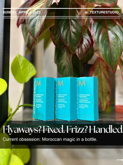 Flyaways? Fixed. Frizz? Handled. My current obsession is this Moroccan Oil treatment, which is like magic in a bottle for smooth, shiny hair.