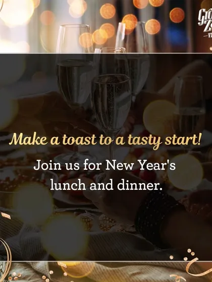 A toast to new beginnings. My New Year's events are designed to be a complete sensory experience, with festive decor, exquisite food, and of course, a selection of my finest wines to mark the occasion.