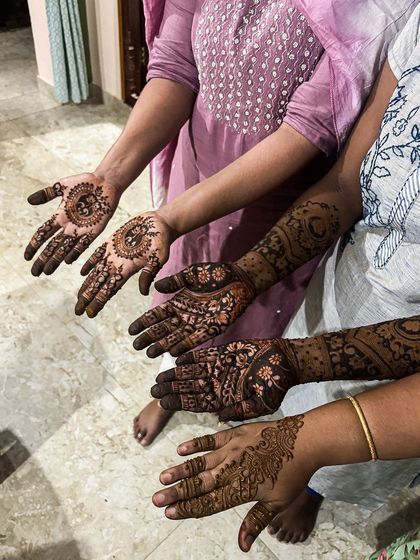 Lotus Mehendi Arts - Event Mehendi Services Elegant Designs for Guests photo 35
