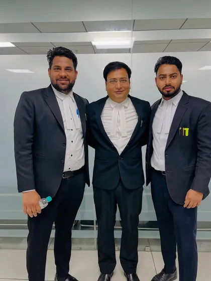 With the Additional Secretary of the Saket Bar Association. Networking with office bearers of other bar associations is crucial for a connected practice.