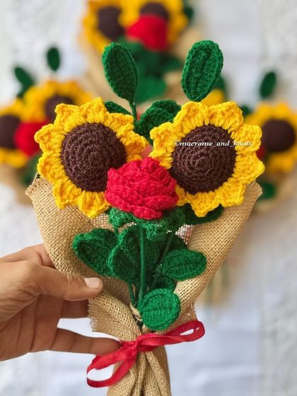 Shikha Agarwal - Handmade Party Favors & Bulk Gifting Everlasting Crochet Flowers photo 15
