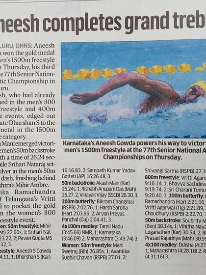 Basavanagudi Aquatic Centre - High-Performance Athlete Support Senior National Champions photo 79