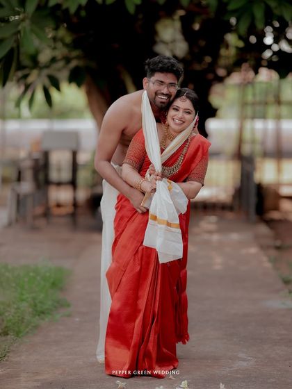A loving embrace, this portrait captures the couple's happiness and connection after their wedding ceremony.