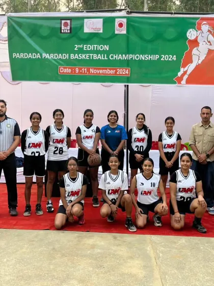 Our girls' team after participating in a 3-day tournament. These experiences build resilience and team bonding.