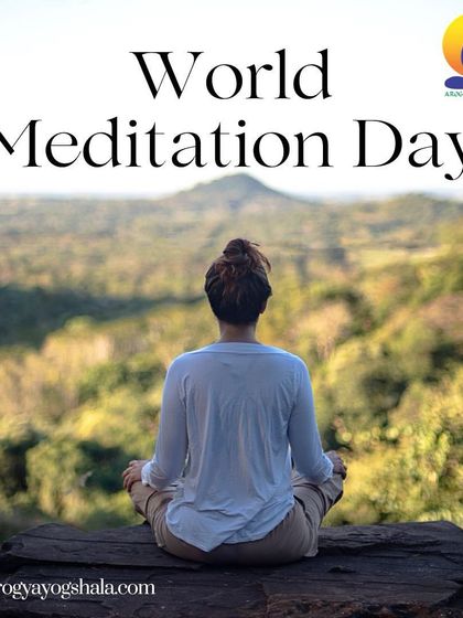 On World Meditation Day, we are reminded of the power of finding stillness within. This image captures the essence of meditation: a journey to inner peace and a quiet mind.