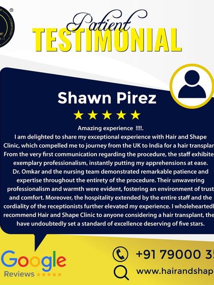 An international patient from the UK shares his exceptional experience, praising our professionalism, patience, and the warm, trusting environment we create.