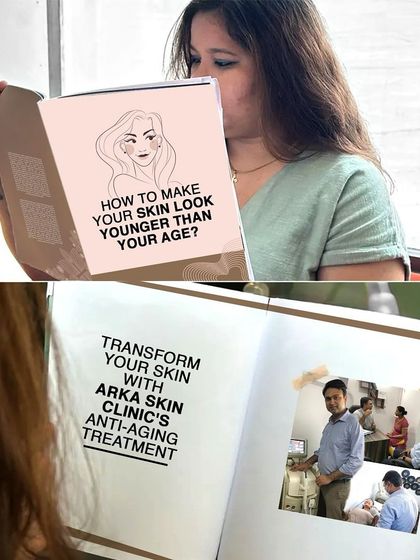 This visual represents the journey of transforming your skin with our anti-aging treatments. We provide a clear path to looking younger than your age, guided by my expertise.