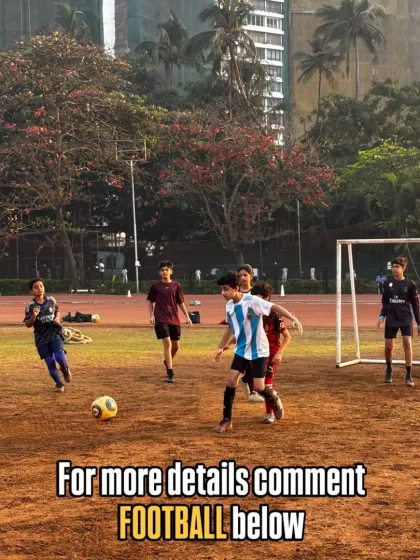 Here is a snapshot of a typical training session, where players are engaged in a practice match. This helps them apply the skills they have learned in drills to a real game situation, improving their tactical awareness.