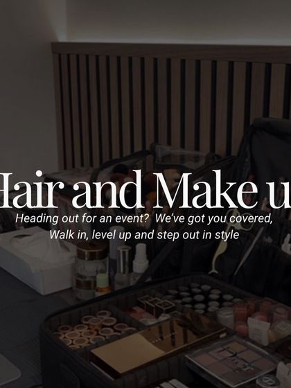 Heading out for an event? We have you covered. Our professional hair and makeup services are available for both in-salon and personal appointments, ensuring you step out in style.