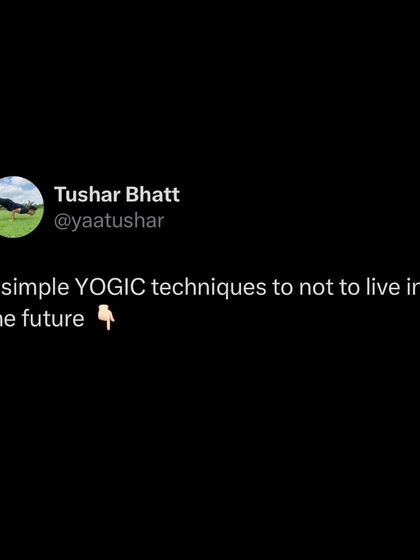 We spend so much time living in the future, worrying about things that haven't happened. I share three simple yogic techniques to bring you back to the now: Simhasana (Lion's Breath), Dharana (Concentration), and Vairagya (Detachment).