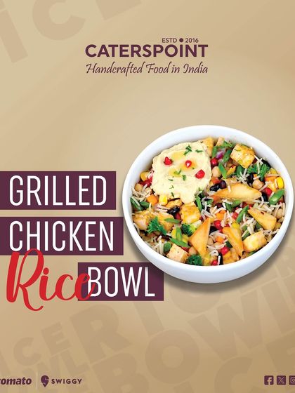 Our Grilled Chicken Rice Bowl is a complete meal that's packed with flavor and nutrients. It features smoky grilled chicken, fresh veggies, and fluffy rice, making it a perfect lunch or dinner option.