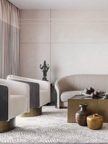 Aakriti Saraf Design - Full-Service Residential Interior Design The Art of Stillness: Living & Social Spaces photo 28