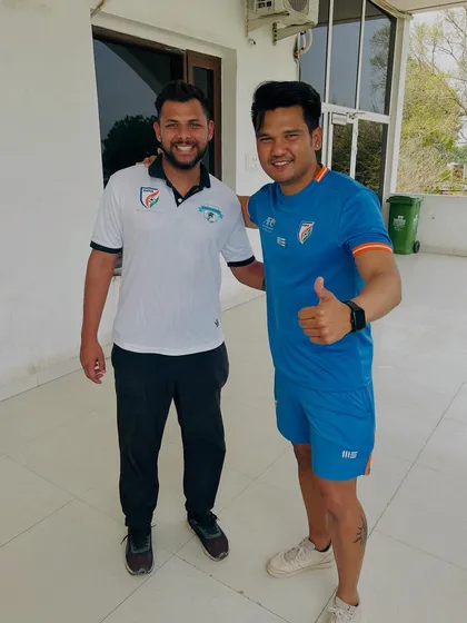 Our founder with a fellow coach during the AFC 'B' License module at Minerva Punjab. We connect with the best in the industry.