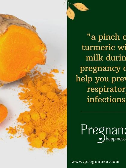 According to Ayurveda, a pinch of turmeric in a glass of warm milk can be a powerful immune booster. This simple remedy can help you prevent common respiratory infections during pregnancy.