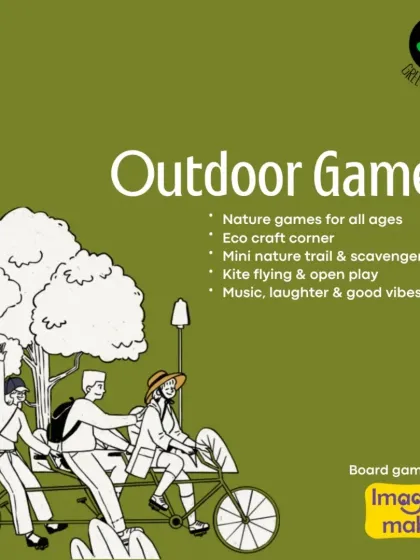 Our picnics are packed with outdoor games for all ages. From a mini nature trail and scavenger hunt to an eco-craft corner and kite flying, there's always something to spark joy and laughter.