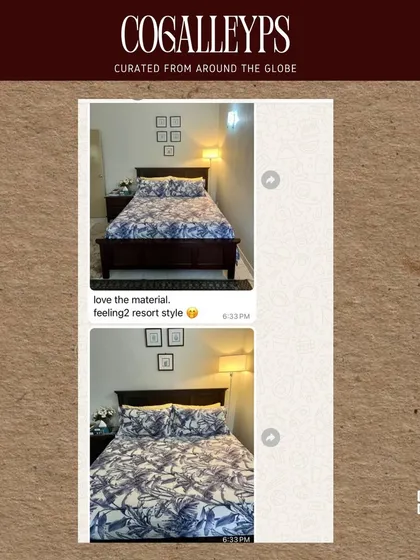 I love seeing my finds in your homes! A happy customer shared how this bedsheet gives them a "resort style" feeling, which is exactly what I aim for. Your feedback makes it all berbaloi (worth it).