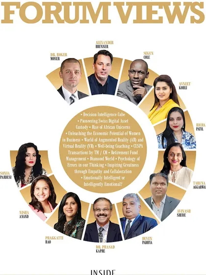 It was an honor to have my article on 'Emotional Intelligence' featured in the Bombay Stock Exchange Brokers' Forum magazine. Emotional intelligence is a critical skill for success in any high-stakes environment, including the financial markets.