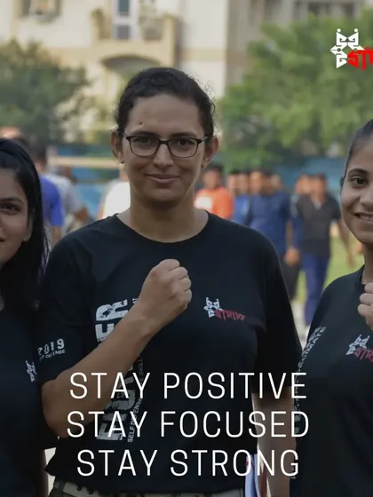 Stay positive, stay focused, stay strong. Our female students embody the spirit of empowerment and strength that we cultivate in our community.