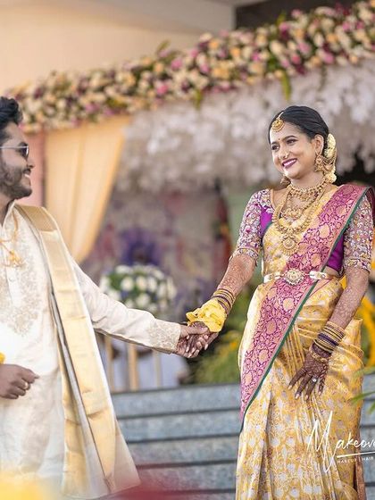 Makeovers by Ramya - Hair Styling & Saree Draping South Indian Wedding Diaries photo 41