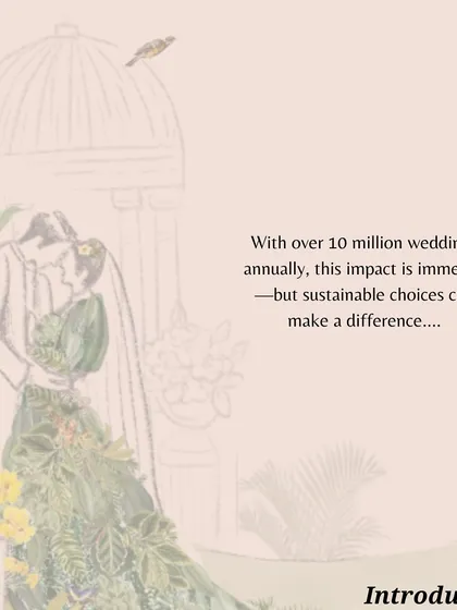 With over 10 million weddings in India annually, the potential for positive change is immense. We believe sustainable choices can make a huge difference.