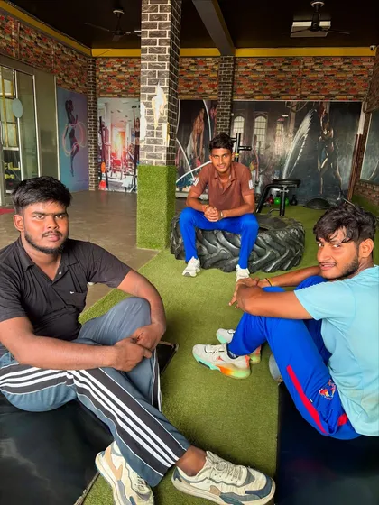 After a gym session. Our players relax and bond, building the brotherhood that defines our academy.