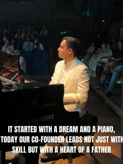 It started with a dream and a piano. Today, our co-founder Vivek leads not just with skill, but with the heart of a father, nurturing every student in the academy.
